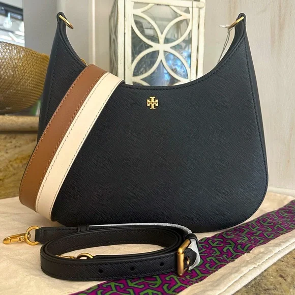 NWT tory Burch EMERSON SWINGPACK black - Picture 2 of 11